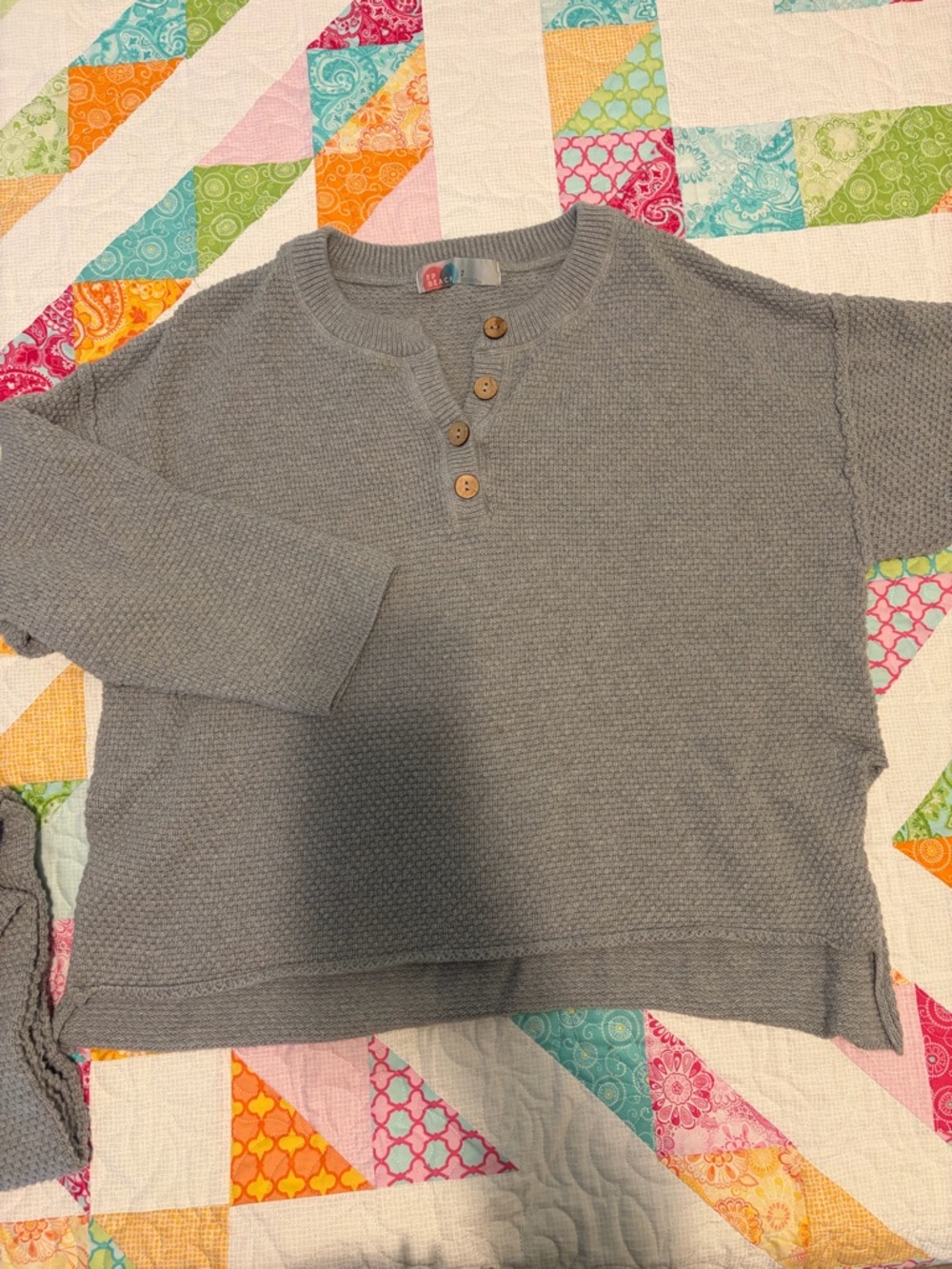 Free People Light Heather Grey Hailee Sweater Set - Picture 12 of 12